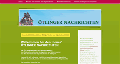 Desktop Screenshot of oetlinger-nachrichten.de