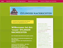 Tablet Screenshot of oetlinger-nachrichten.de